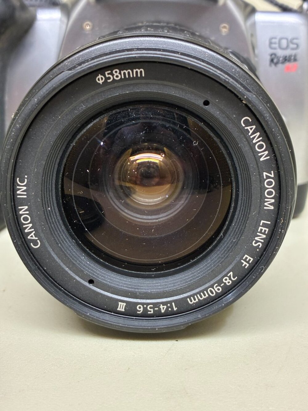 Canon EOS Rebel K2 SLR Film Camera w/28-90mm Zoom Lens Auto Focus - Picture 2 of 9